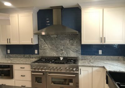 kitchen counters and kitchen fully remodeled